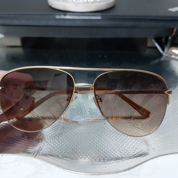 JCP Aviator Style Sunglasses Gold Elements SR0922 GLD JCP - Picture 3 of 13